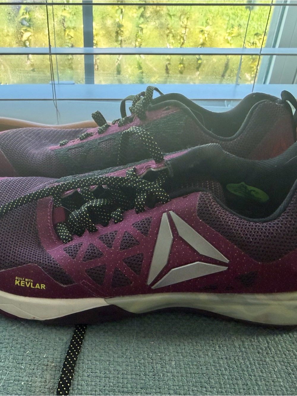 Reebok Women’s Plum Mesh Training Sneakers with Contrast Logo